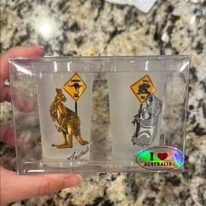 Australian Themed Shot Glass Set